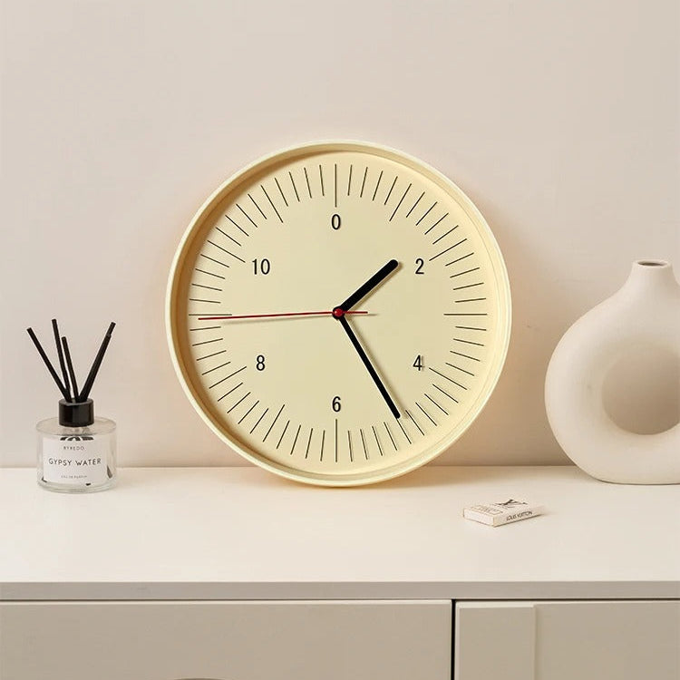 SUENTA Wanduhr Runde Aus ABS Material Leicht Aufhängbar Bunt