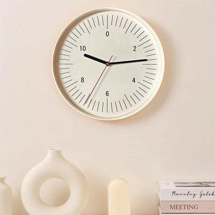 SUENTA Wanduhr Runde Aus ABS Material Leicht Aufhängbar Bunt