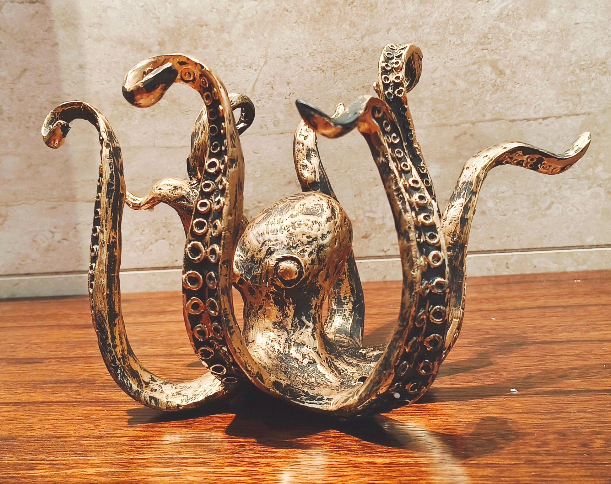 SUENTA Rustik Mugghalter Mit Tintenfisch Design Für Becher