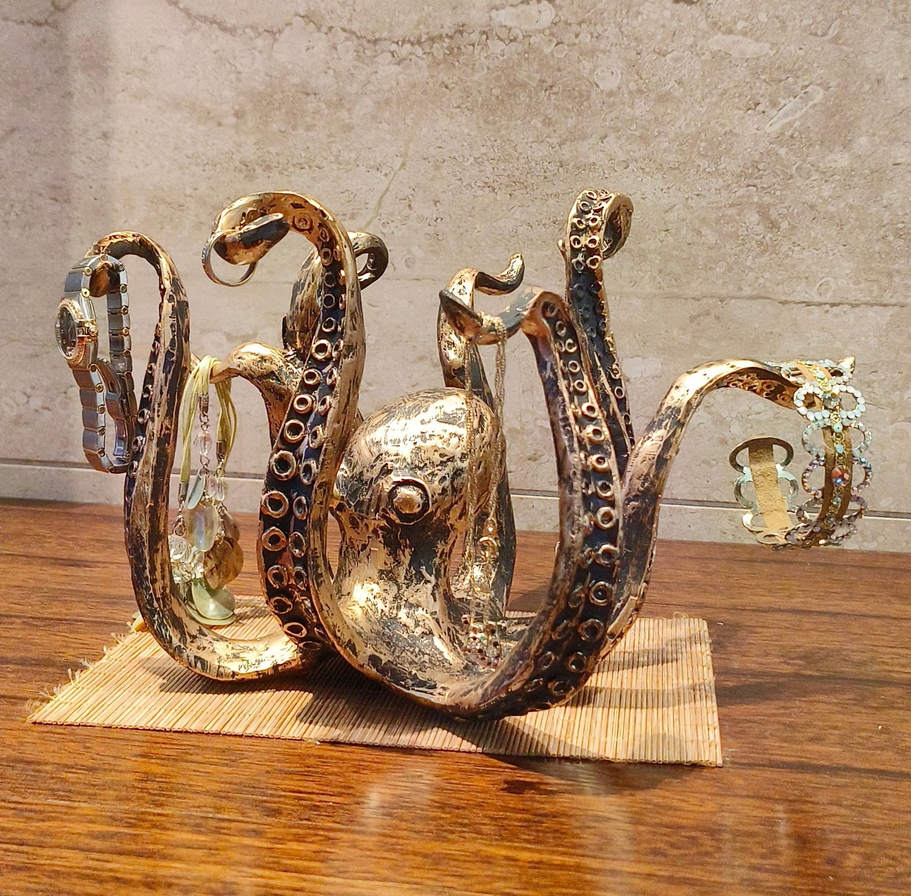 SUENTA Rustik Mugghalter Mit Tintenfisch Design Für Becher