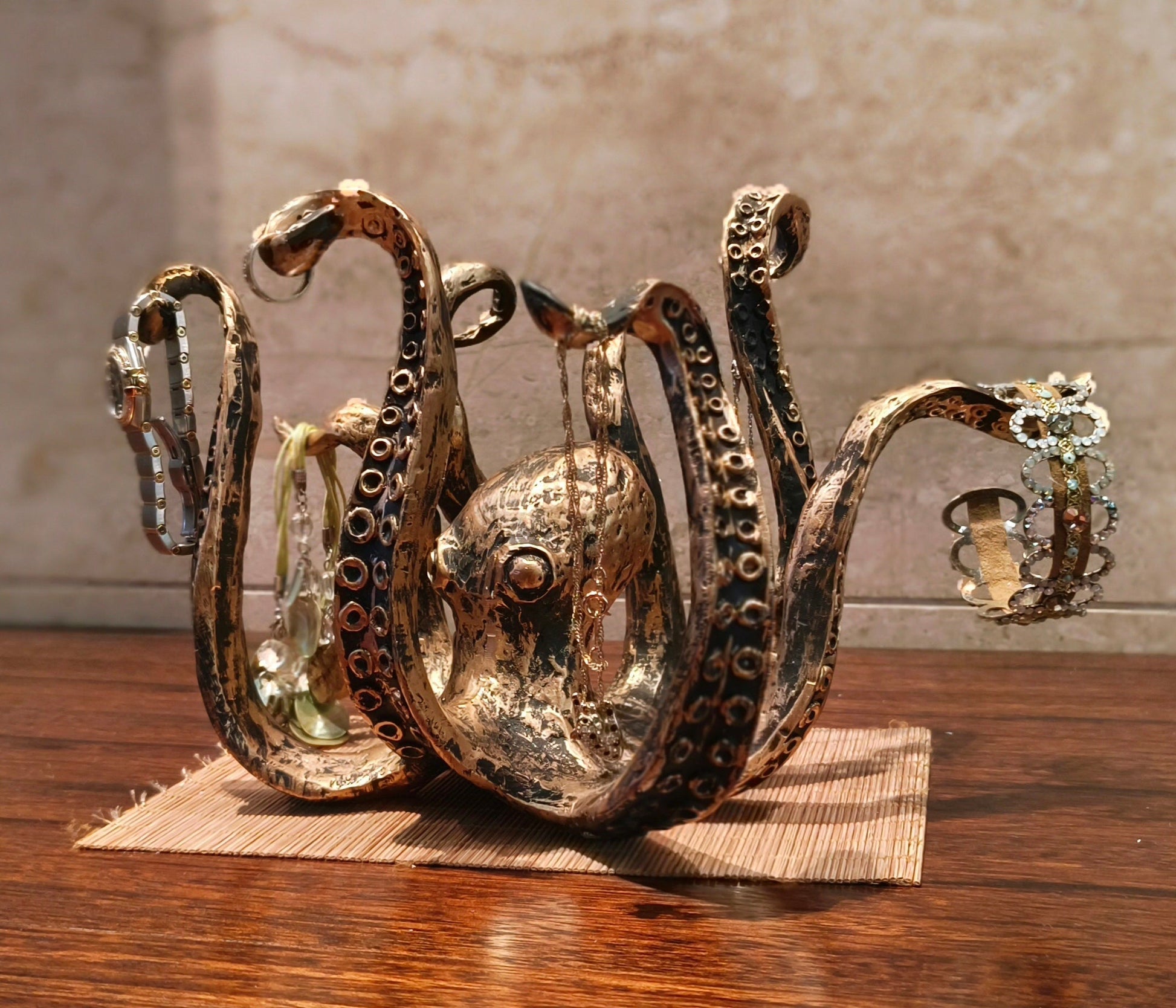 SUENTA Rustik Mugghalter Mit Tintenfisch Design Für Becher