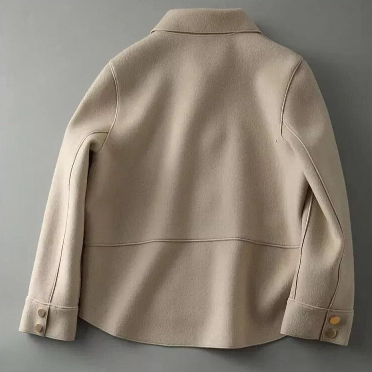 SUENTA Damen Lässige Knopf Daunen Jacke Warme Winter Stil - Winterjacke Damen