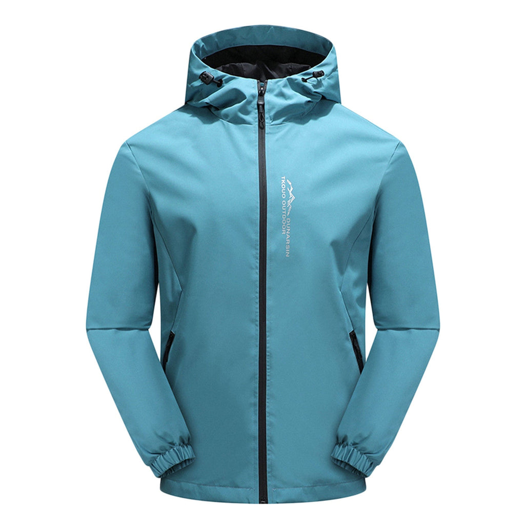 SUENTA Herren Softshell Jacke Mit Kapuze Langarm Vielseitig Blau
