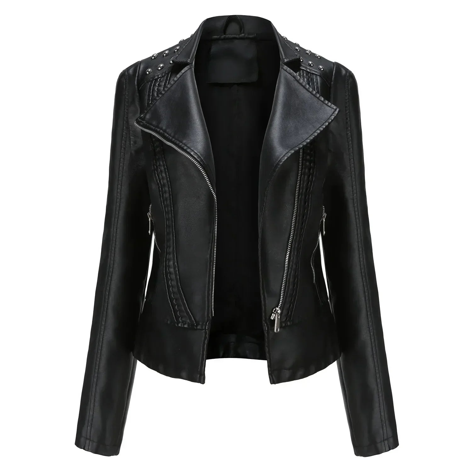 SUENTA Damen Langarmjacke Schicke Mit Atmungsaktivem Material Schwarz