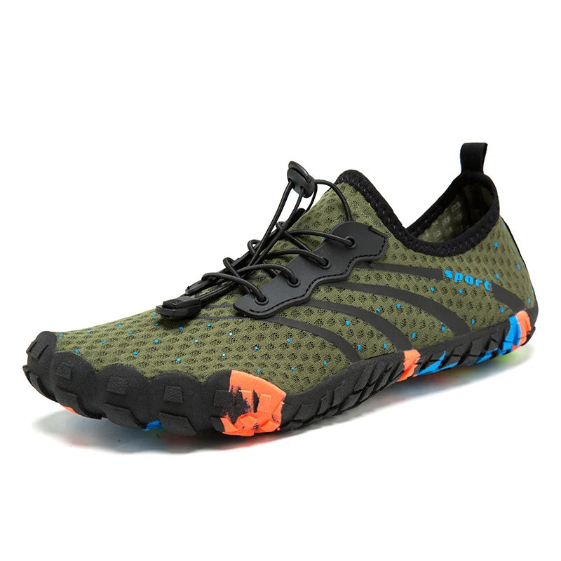 SUENTA Unisex Barfußschuhe Wasserdicht Mehr Halt Bei Jedem Schritt Grün