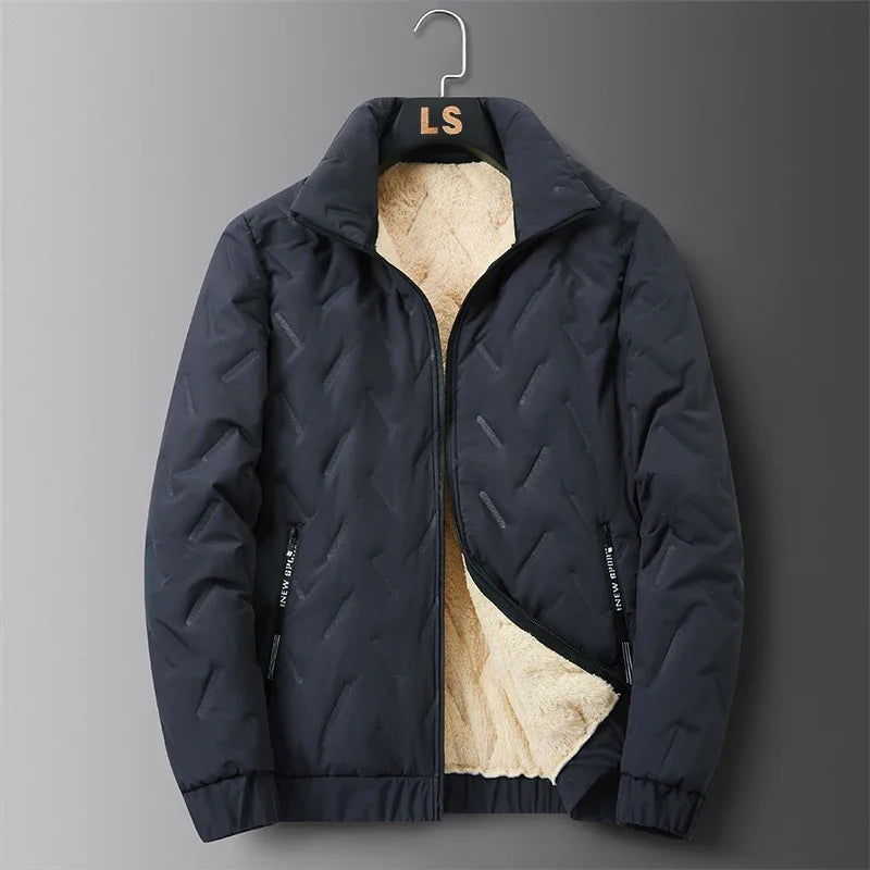SUENTA Skijacke Gemütliche Für Herren Winterlook Klare Linien Grau