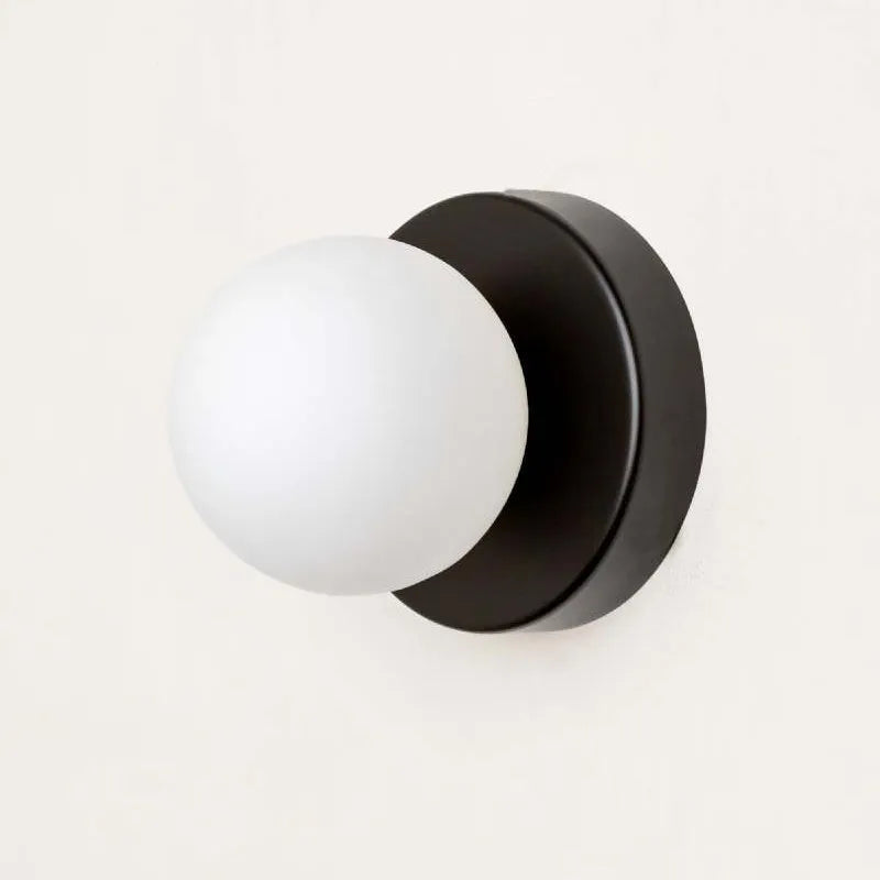 SUENTA Kreative LED Wandleuchte Macaron 10/12cm Glas Balkon