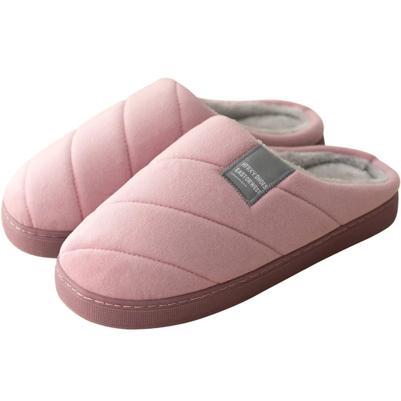 SUENTA Hausschuhe Unisex Drinnen Warme Schlupf Komfort Zuhause Lila