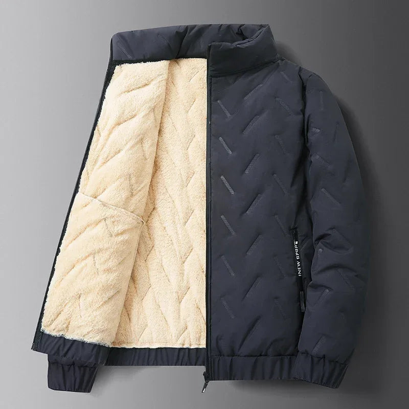 SUENTA Skijacke Gemütliche Für Herren Winterlook Klare Linien
