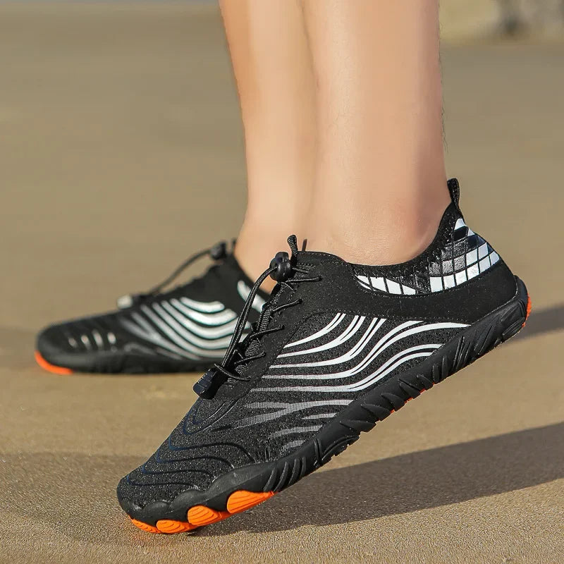 SUENTA Unisex Wasserdicht Barfußschuhe Bewegungsfreiheit Wander