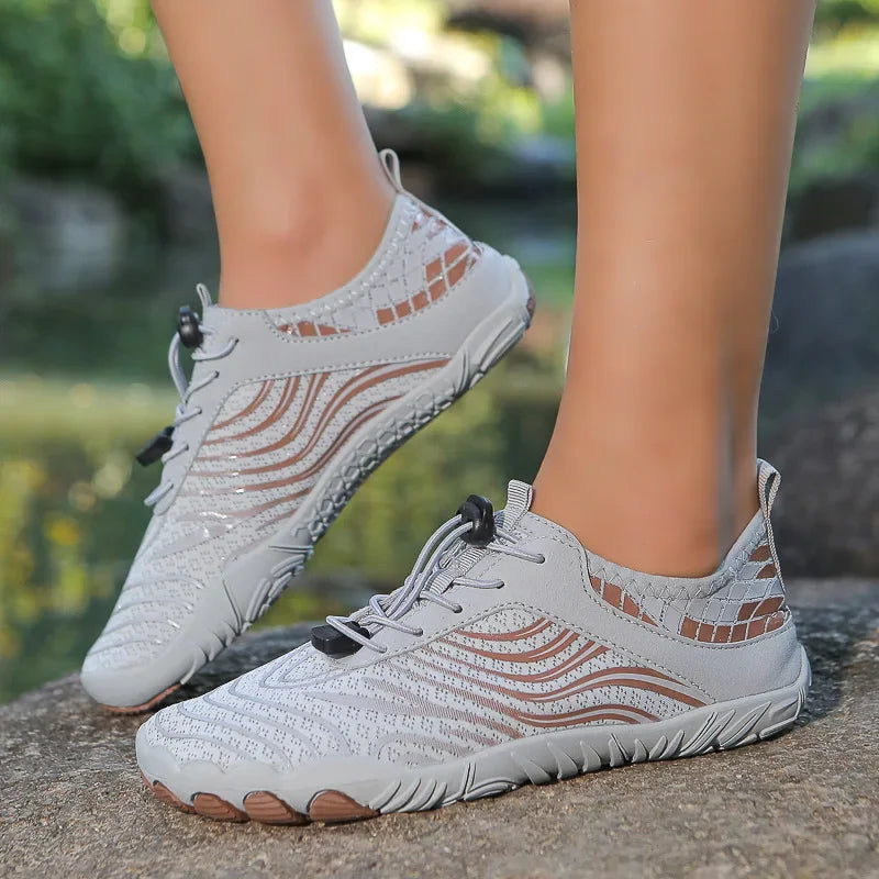 SUENTA Unisex Wasserdicht Barfußschuhe Bewegungsfreiheit Wander
