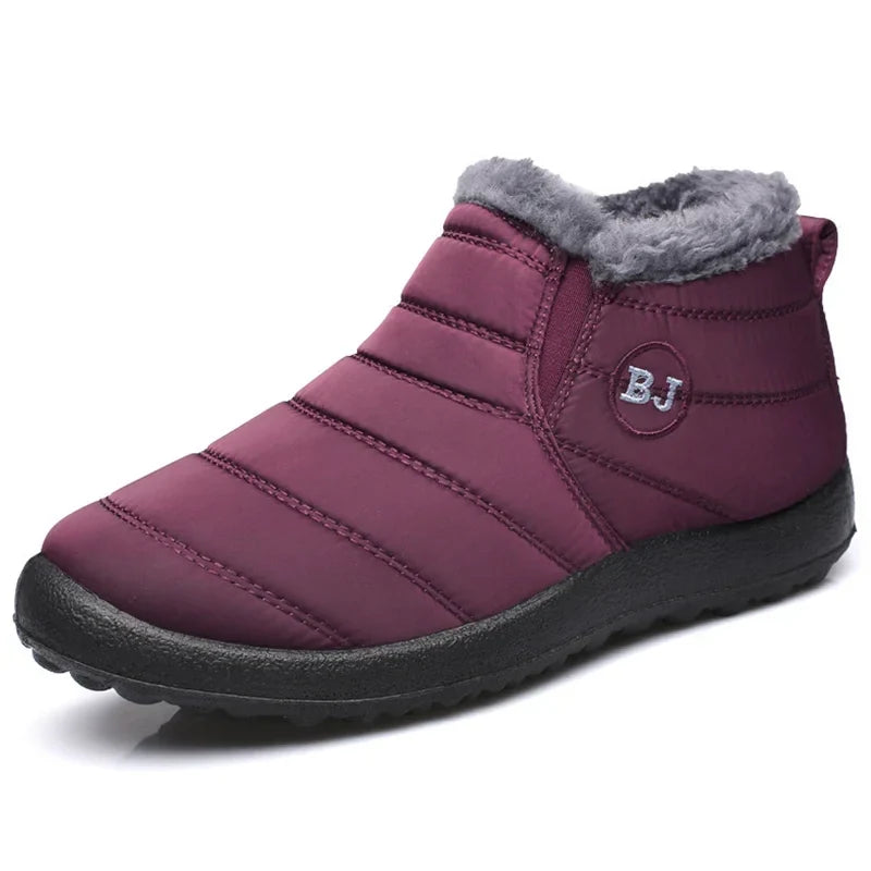 SUENTA Unisex Winterstiefel Kälte Trotzen Mit Stil Und Funktion - Winterstiefel Rot