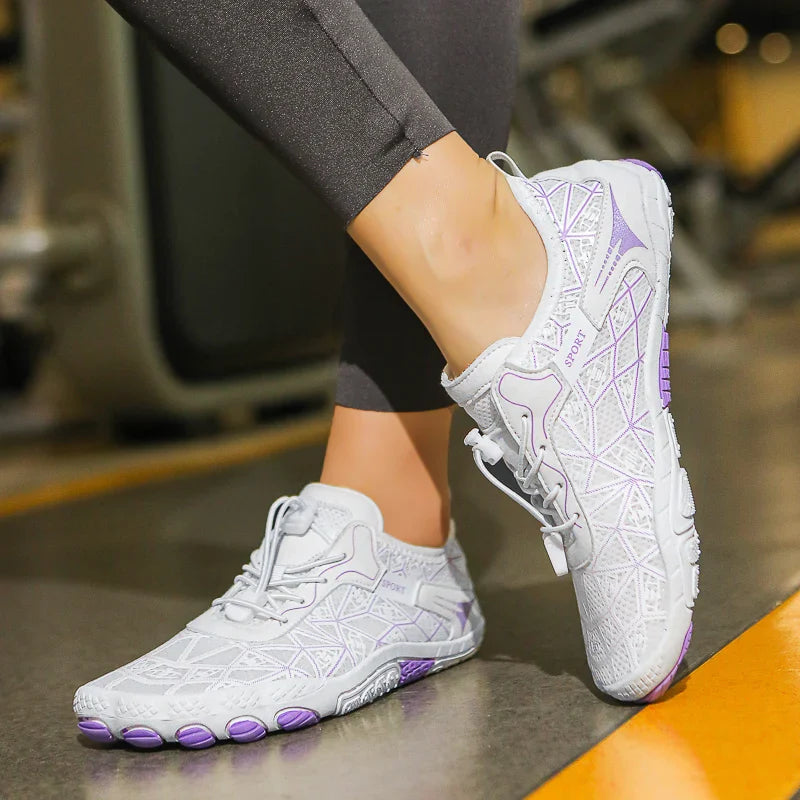 SUENTA Unisex Barfußschuhe Stylische Wasserdicht Strand Wassersport