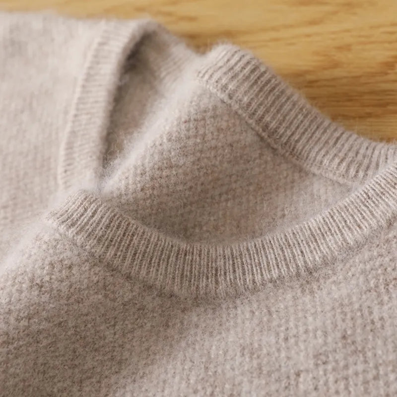SUENTA Damen Eleganter Kaschmir-Pullover Zeitlose Eleganz Stil