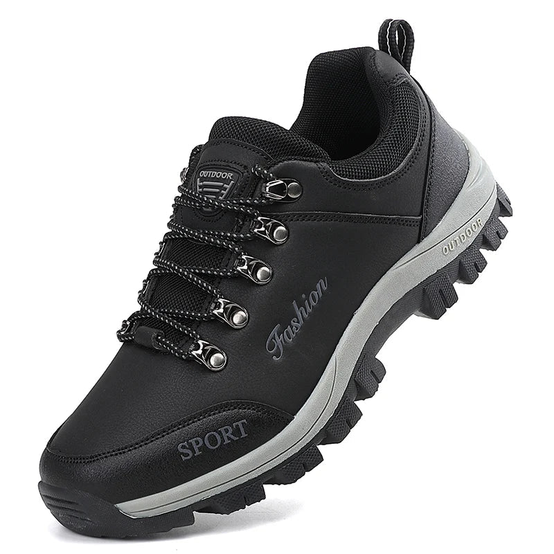 SUENTA Wander Schuhe Herren Im Freien Trekking Weg Camping - Laufschuhe Schwarz