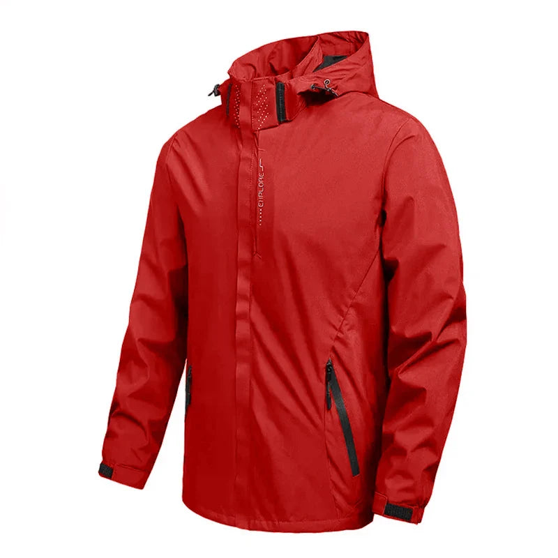 SUENTA Unisex Softshell Jacke Langarm Schlanke Silhouette Aktiv Rot