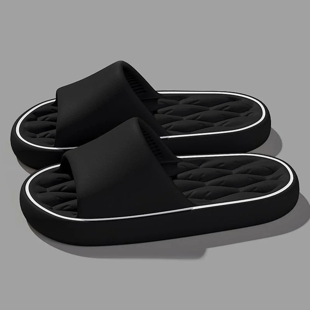 SUENTA Bequeme Unisex-Hausschuhe Offene Zehenpartie Zuhause