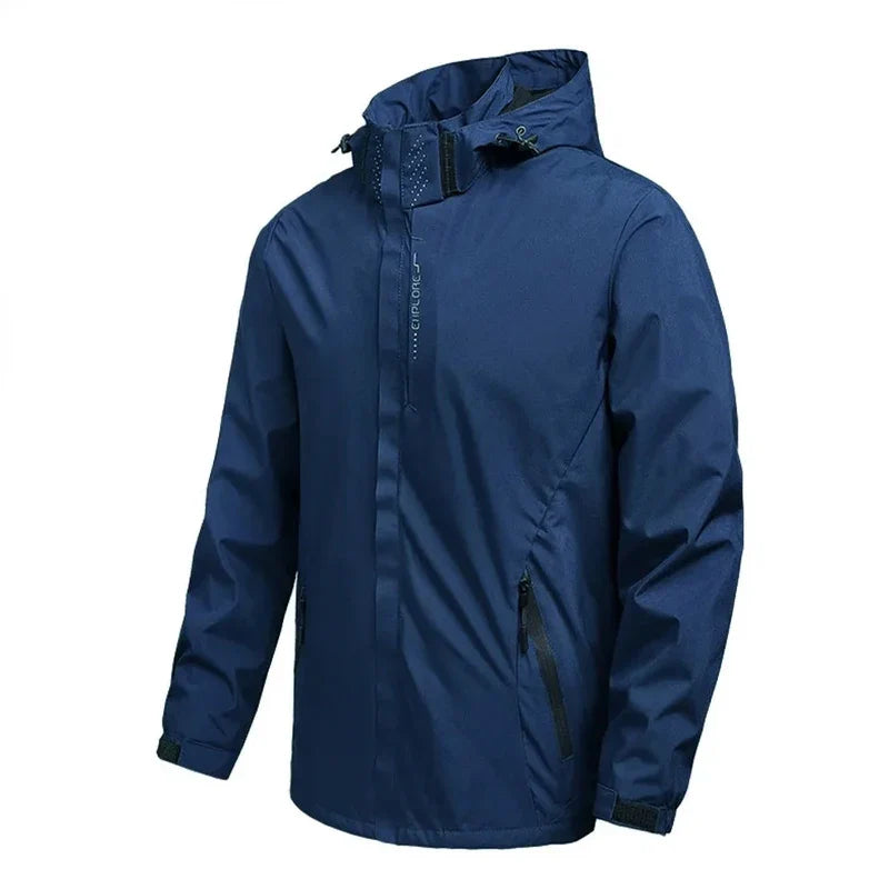 SUENTA Unisex Softshell Jacke Langarm Schlanke Silhouette Aktiv Marineblau