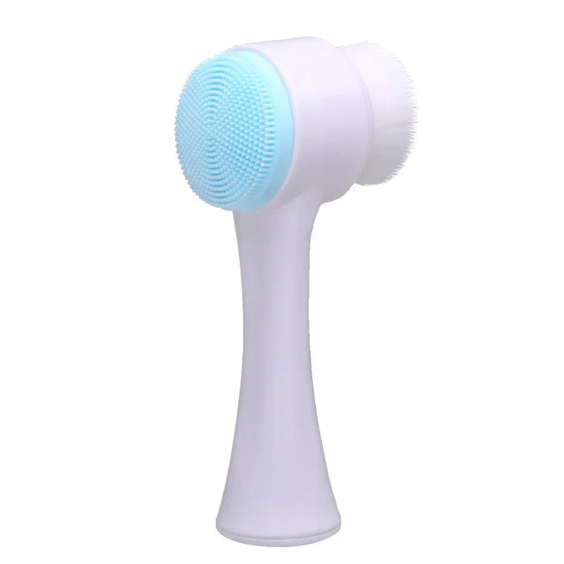 SUENTA 3D Silikon-Gesichtsreiniger Peeling Sanfte Reinigung Blau