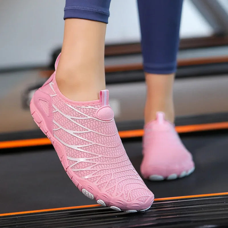 SUENTA Unisex Wasserdichte Barfußschuhe Rutschfest Laufgefühl