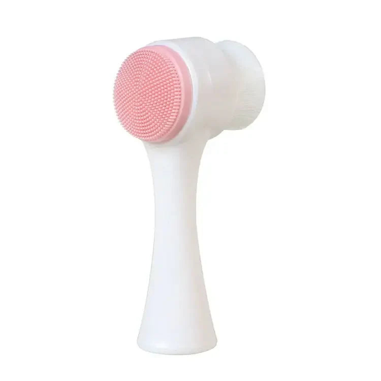 SUENTA 3D Silikon-Gesichtsreiniger Peeling Sanfte Reinigung Pink