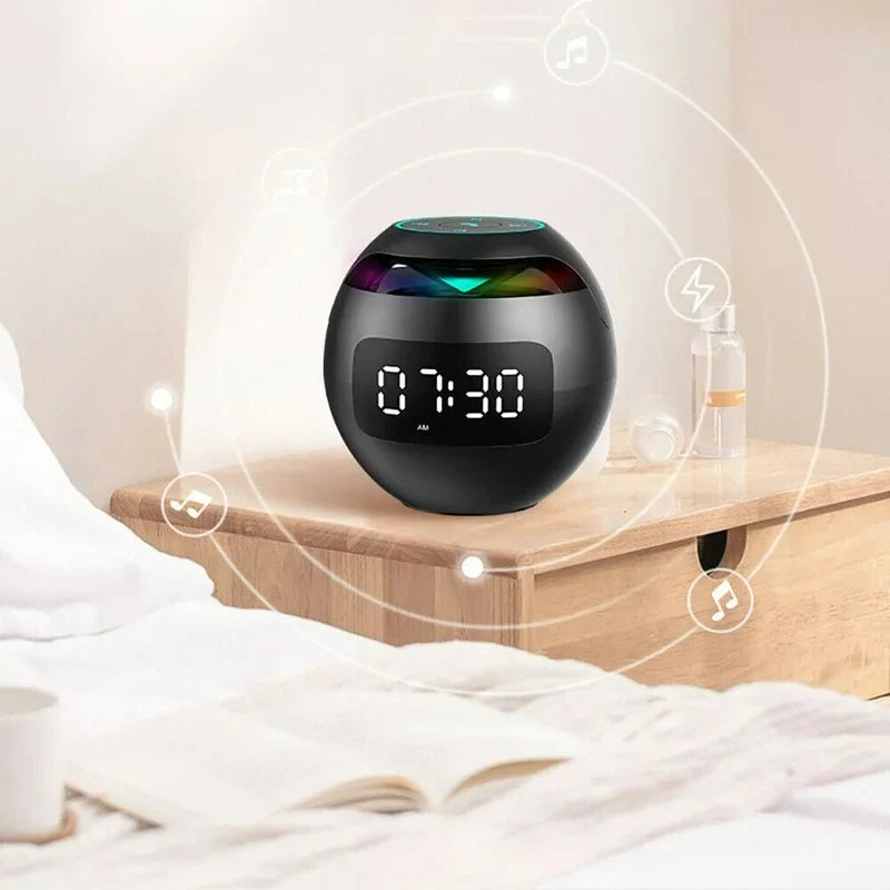 SUENTA Bluetooth-Wecker Mit LED-Lichtshow Und LED-Nachtlicht