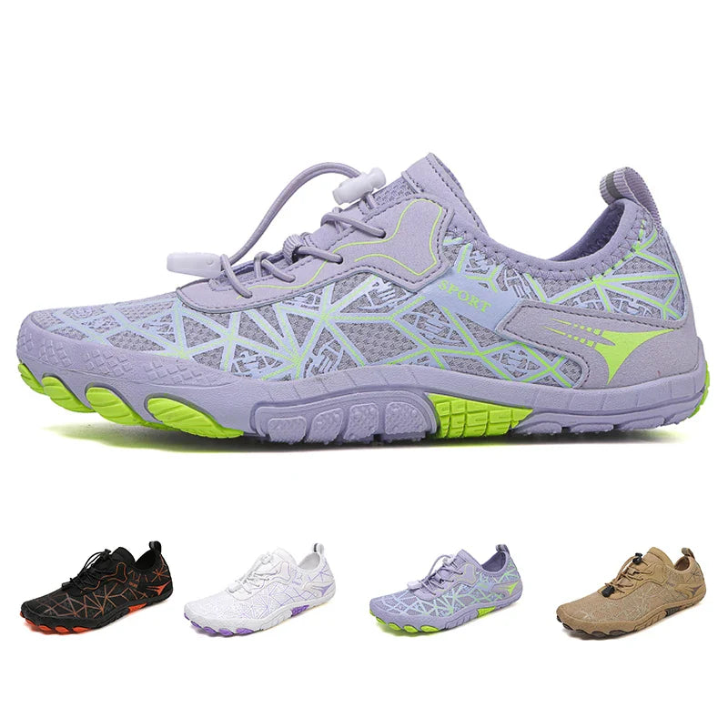 SUENTA Unisex Barfußschuhe Stylische Wasserdicht Strand Wassersport