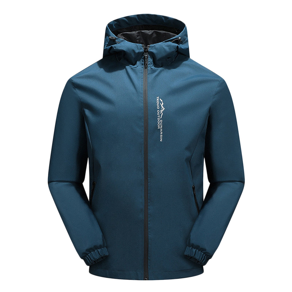 SUENTA Herren Softshell Jacke Mit Kapuze Langarm Vielseitig Marineblau