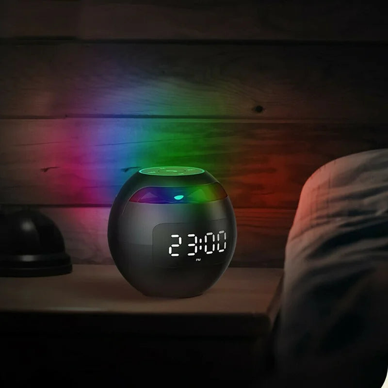 SUENTA Bluetooth-Wecker Mit LED-Lichtshow Und LED-Nachtlicht