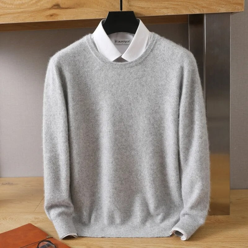 SUENTA Damen Eleganter Kaschmir-Pullover Zeitlose Eleganz Stil