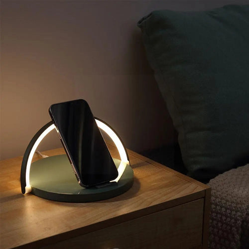 SUENTA 10 W Tischlampe Mit Kabellosem Ladegerät Für Zuhause Grün