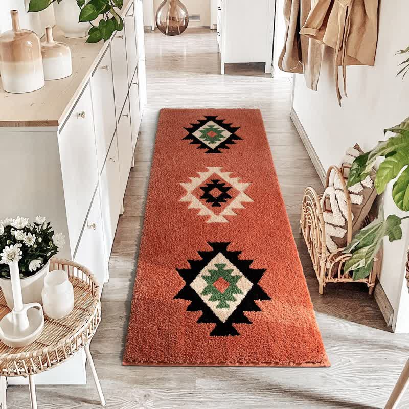 SUENTA Absorbierender Bohemian Teppich Für Gemütliche Schlafzimmer