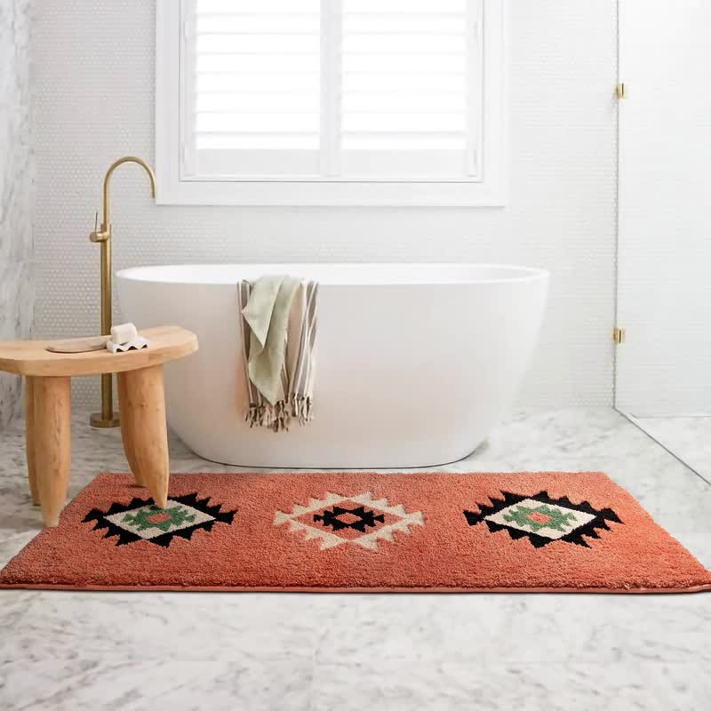 SUENTA Absorbierender Bohemian Teppich Für Gemütliche Schlafzimmer