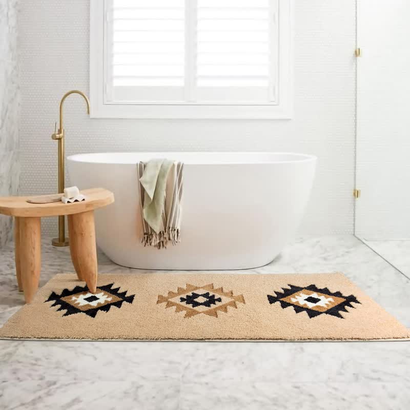 SUENTA Absorbierender Bohemian Teppich Für Gemütliche Schlafzimmer