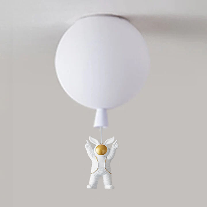 SUENTA Astronaut Ballon Deckenleuchte Warmweiß Innenbereich 20 cm Hasenohren