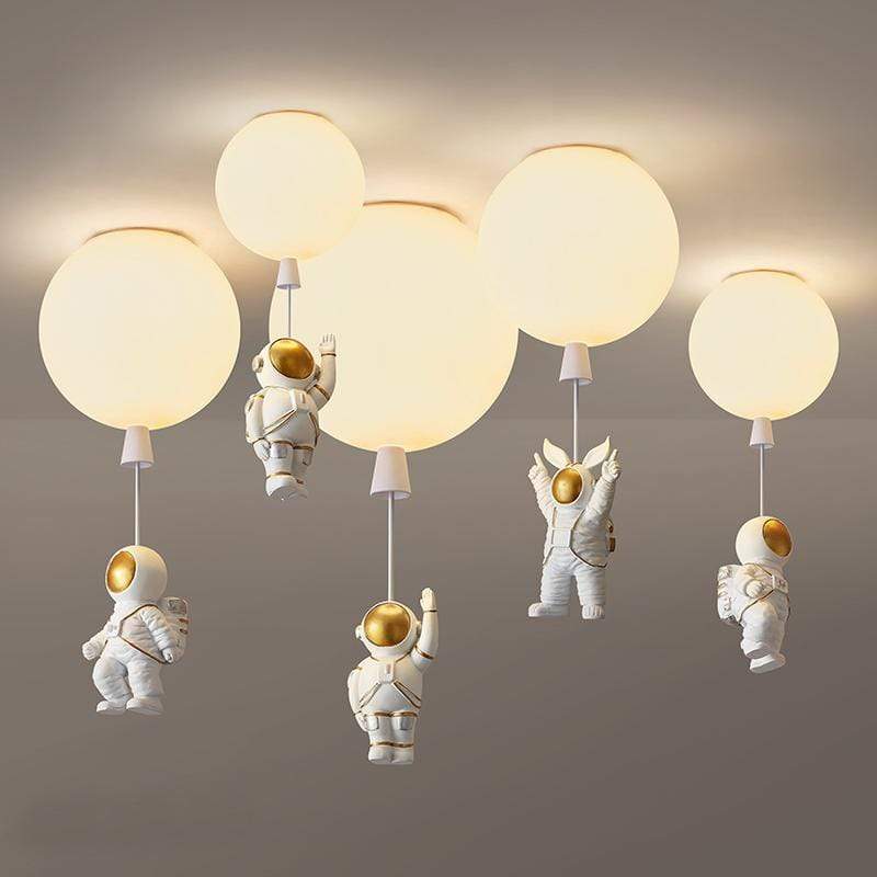 SUENTA Astronaut Ballon Deckenleuchte Warmweiß Innenbereich 20 cm