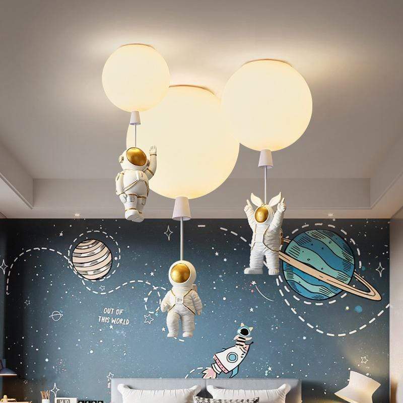 SUENTA Astronaut Ballon Deckenleuchte Warmweiß Innenbereich 20 cm