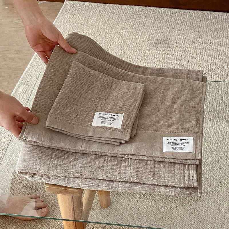 SUENTA Atmungsaktives Babyhandtuch für Weichen Komfort und Schnelltrocknung Khaki