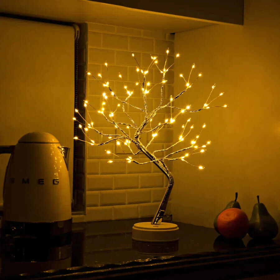 SUENTA Baumförmige LED Lampe Mit 108 LEDs Warmweiß Ambiente