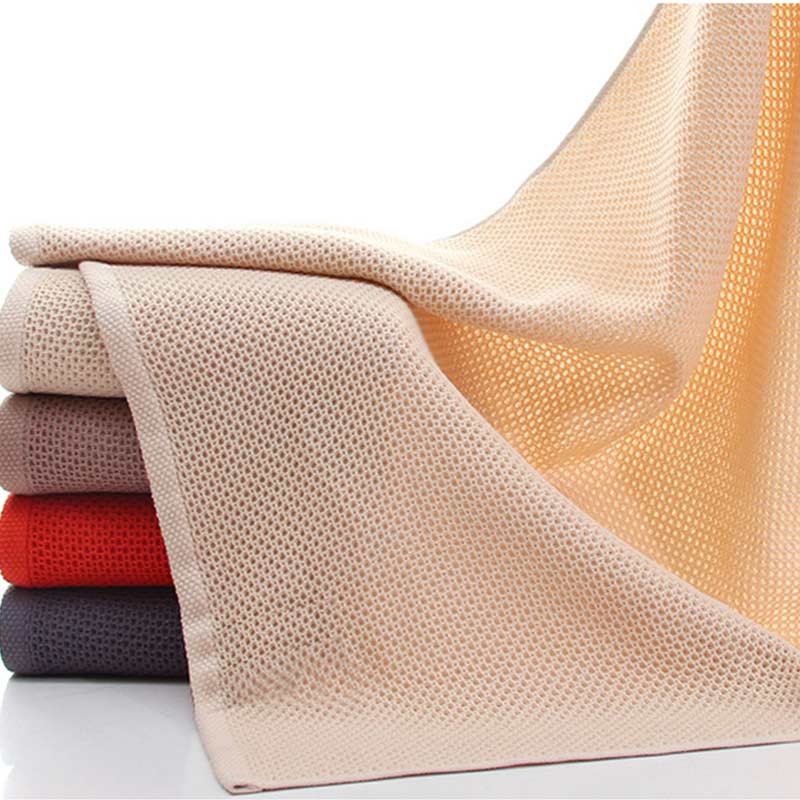 SUENTA Baumwoll-Handtuchset Mit Honigwaben Design Für Weiche Absorption