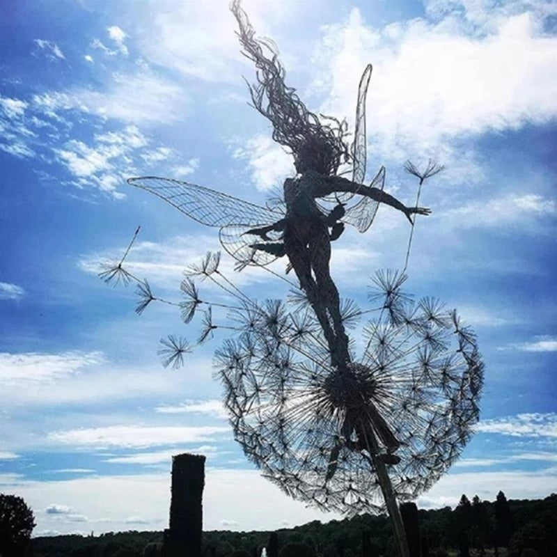 SUENTA Bezaubernde Miniatur Feengarten Skulpturen Für Garten Deko Wind zum Fliegen