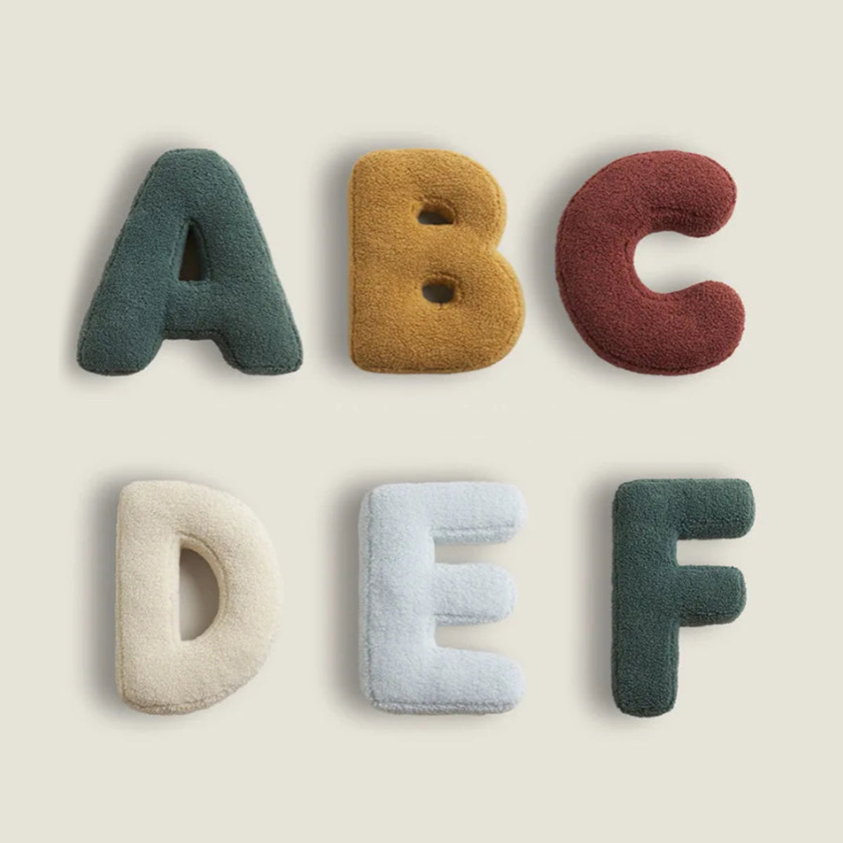 SUENTA Buchstabenkissen Alphabet Design Für Familien Kinderzimmer