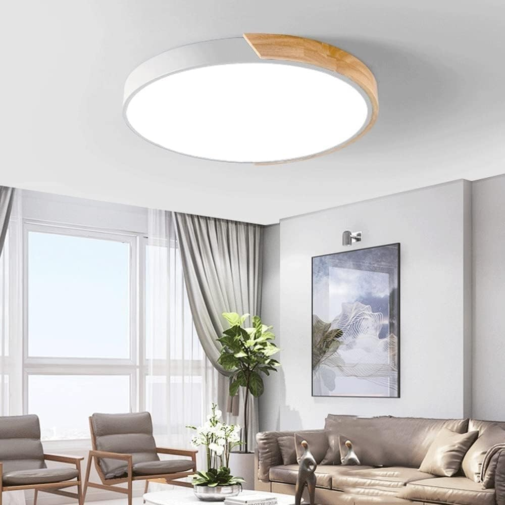 SUENTA Bunte Runde LED Deckenleuchten Einfaches Modernes Design Weiß