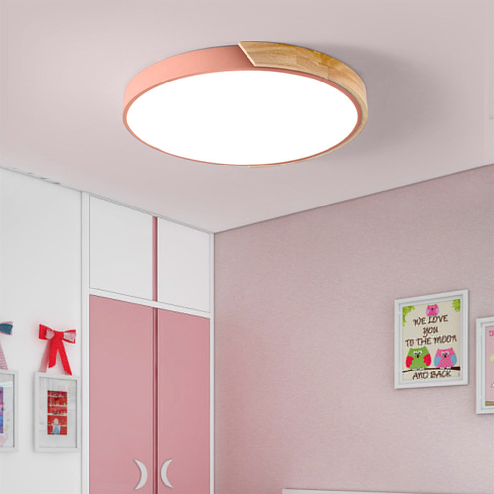 SUENTA Bunte Runde LED Deckenleuchten Einfaches Modernes Design