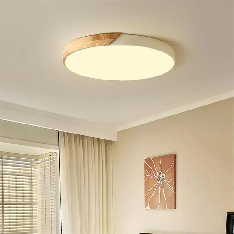 SUENTA Bunte Runde LED Deckenleuchten Einfaches Modernes Design Weiß Warmes Licht