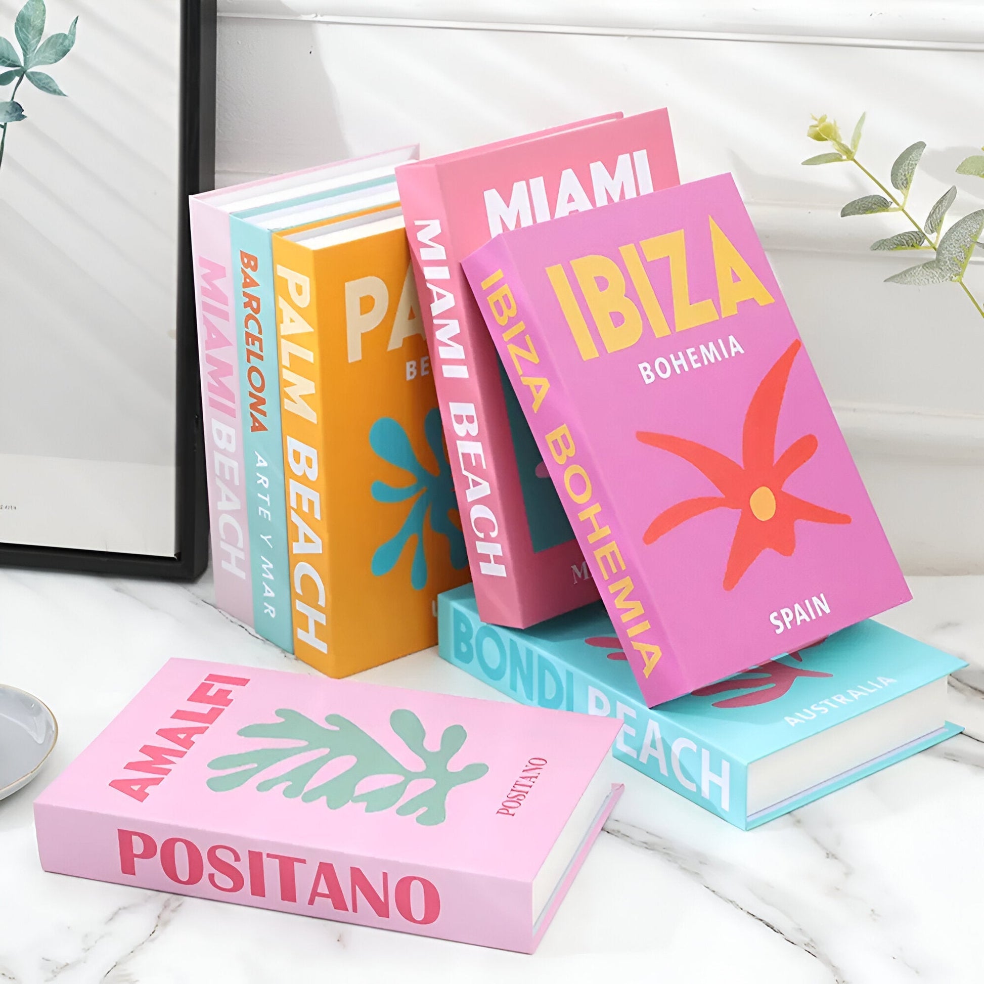 SUENTA Deko Buch Mit Aufbewahrungsfunktion Als Stilvoller Wohnakzent Ibiza Bohemia