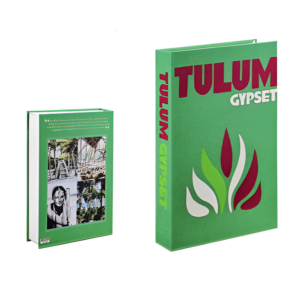 SUENTA Deko Buch Mit Aufbewahrungsfunktion Als Stilvoller Wohnakzent Tulum Gypset