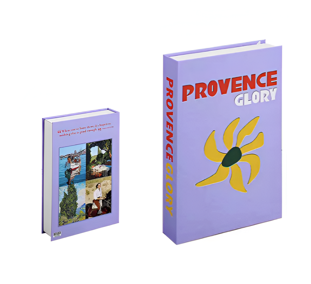 SUENTA Deko Buch Mit Aufbewahrungsfunktion Als Stilvoller Wohnakzent Provence Glory