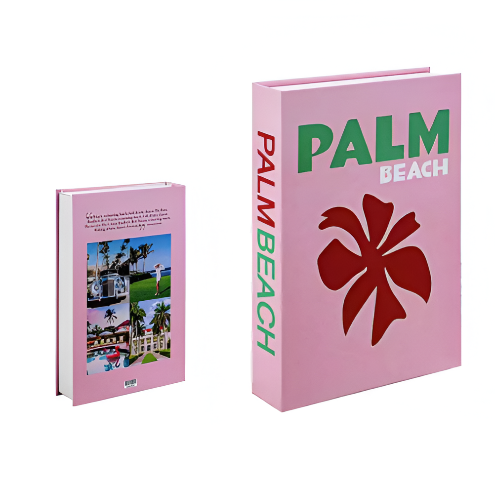 SUENTA Deko Buch Mit Aufbewahrungsfunktion Als Stilvoller Wohnakzent Palm Beach