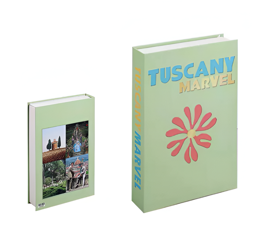 SUENTA Deko Buch Mit Aufbewahrungsfunktion Als Stilvoller Wohnakzent Tuscany Marvel